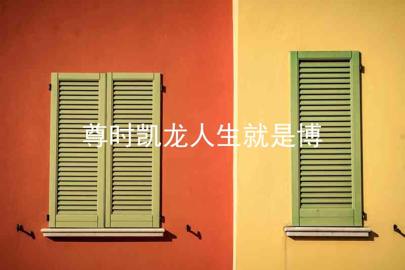 尊时凯龙人生就是博